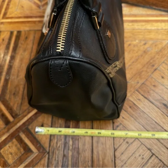 L.A.M.B. Gwen Stefani Lamb Graphic Satchel Handbag Black Y2K - Picture 15 of 17